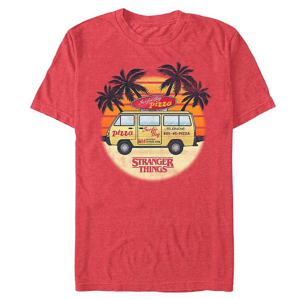 Fifth Sun Men's Stranger Things Surfer Boy Sunset Tee  15837